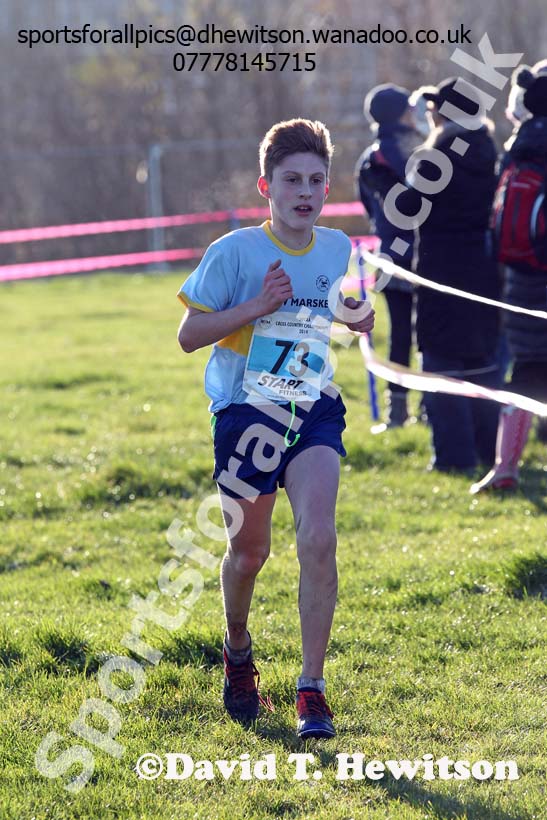 Boys under-13s North Eastern Cross Country Chanpionships. Photo: David T. Hewitson/Sports for All Pics